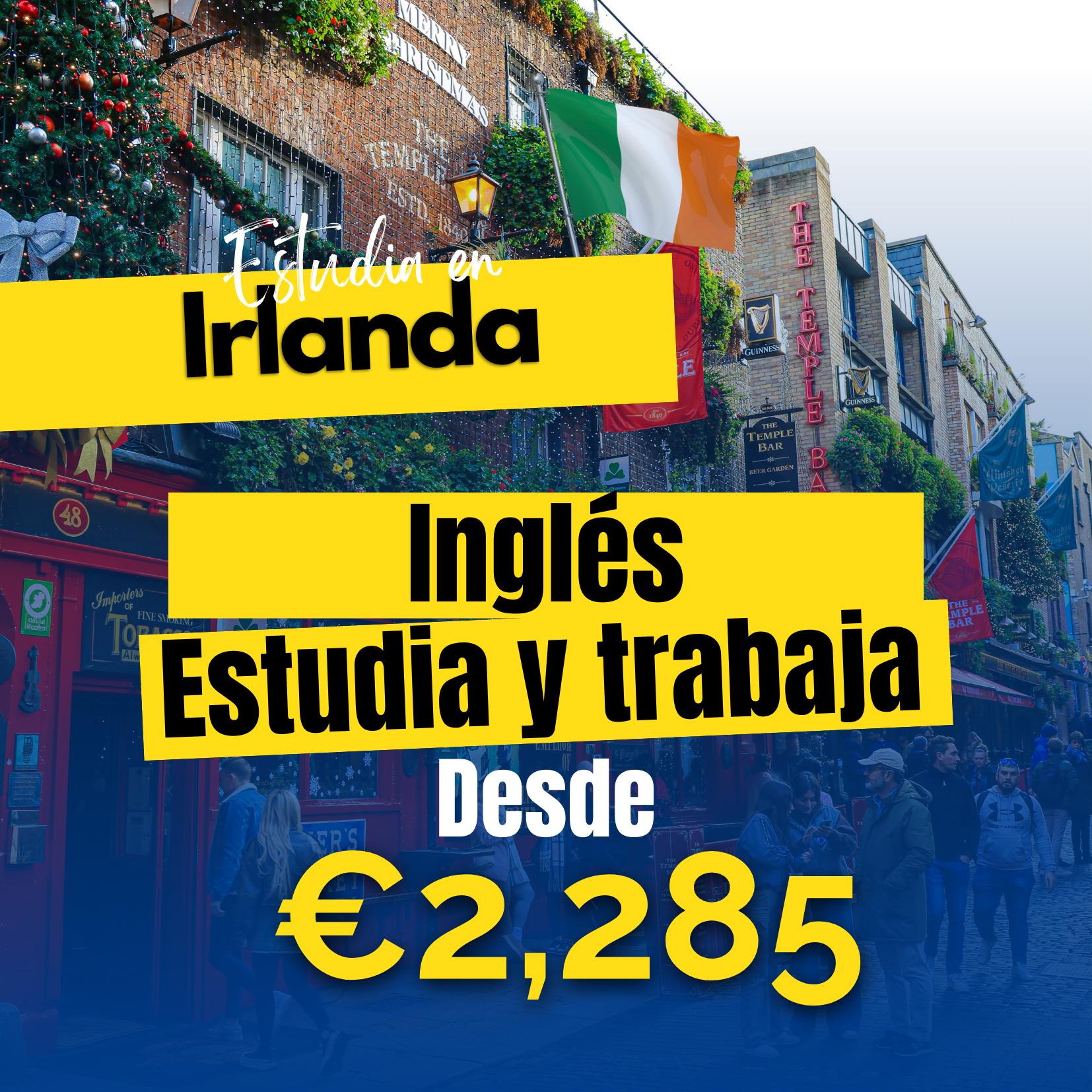 Inglés en Cork  |  25 semanas | Estudia y trabaja legalmente